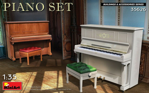 Miniart 1/35 scale Piano set