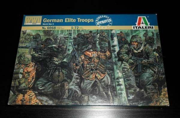 ITALERI 1/72 FIGURES 1/72 GERMAN ELITE TROOPS WWII