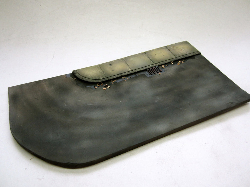 1/24 Scale display base #10 measures 145mm x 280mm