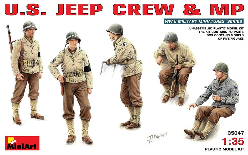 Miniart 1:35 U.S. Jeep crew