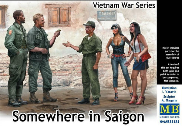 Masterbox 1:35 - Somewhere in Saigon, Vietnam War Series