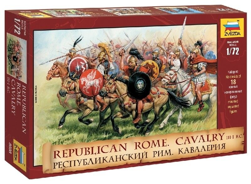 Zvezda 1/72 scale  REPUBLICAN ROMAN CAVALRY
