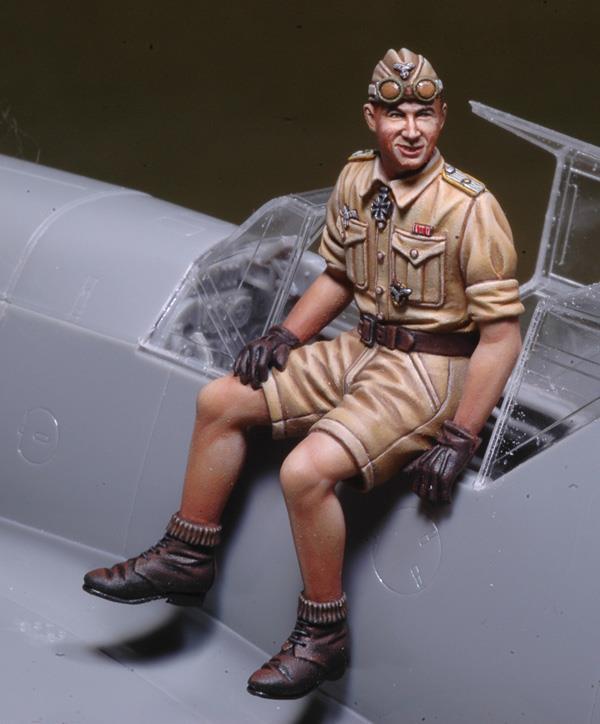 1/32 Scale resin model kit WWII Hans Joachim Marseille