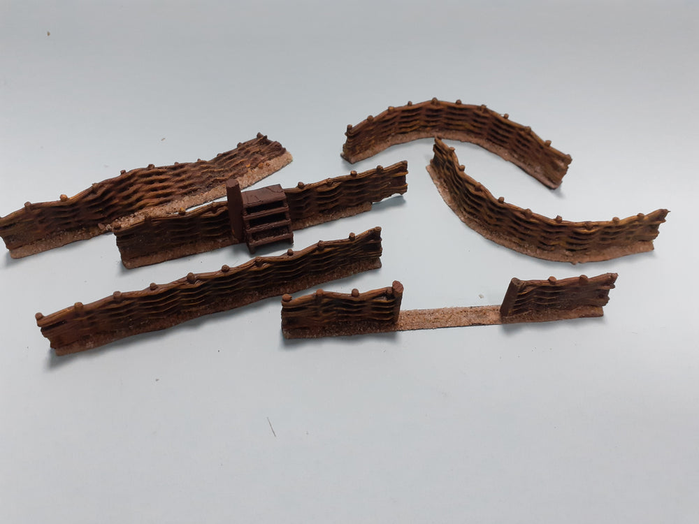 Wargaming Warhammer 28mm Wicker / Wattle fence pack