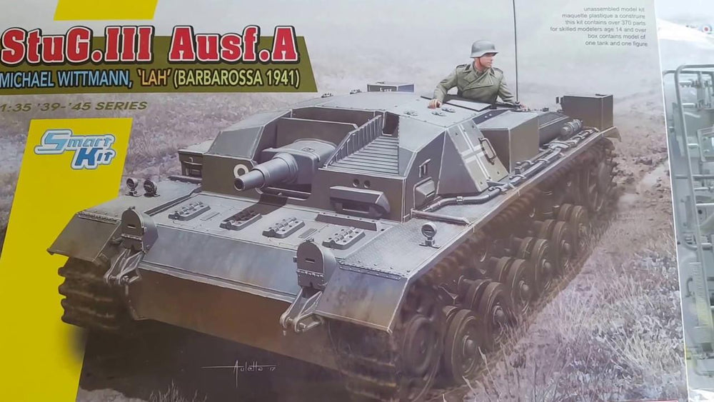 Dragon 1/35 scale STUG III AUSF A MICHAEL WITTMANN LAH DIV (SMART KIT)