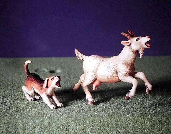 1/35 Scale resin model kit Goat and Beagle | Fields of Glory Models
