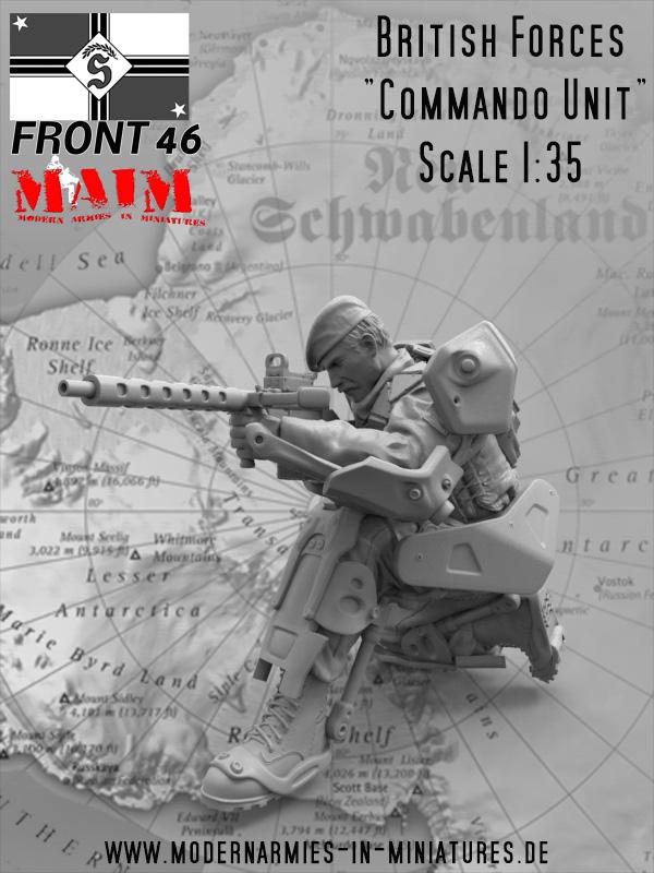 British Forces "Commando Unit" -Front 46- / 1:35