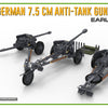 Miniart 1/35 WW2 GERMAN 7.5CM ANTI-TANK GUN PAK 40 EARLY PRODUCTION