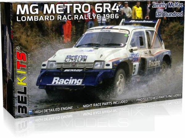 BELKITS 1/24 scale Metro 6R4 RAC Rally 1986 McRae and Drundrod