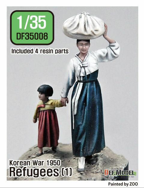 1/35 Scale resin model kit Korean war 1950 Refuses (1)
