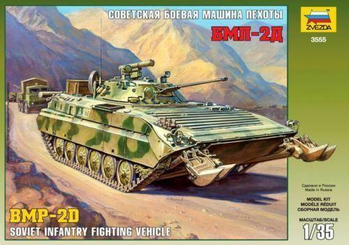 Zvezda 1/35 scale Soviet Russian BMP-2D armored vehicle