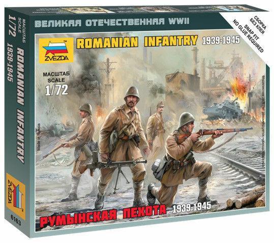 Zvezda 1/72 scale ROMANIAN INFANTRY WWII
