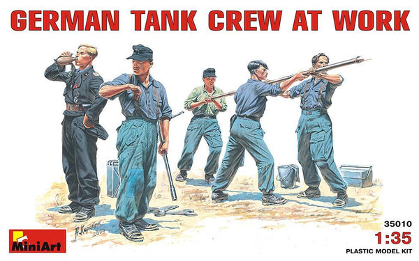 Miniart 1:35 German tank crew at work