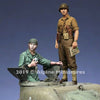 Alpine 1/35 scale resin figure WW2 US Tank Commander Set (2 fig)
