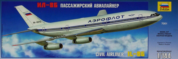 Zvezda 1/144 scale ILYUSHIN IL-86 airliner