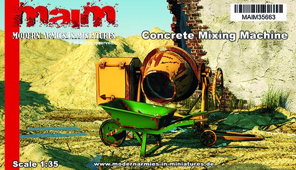MAIM Cement Mixer / 1/35 scale