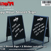 MAIM Happy Hour - Street Sign / 1:35