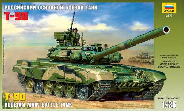 Zvezda 1/35 scale T-90 Russian MBT military model kit