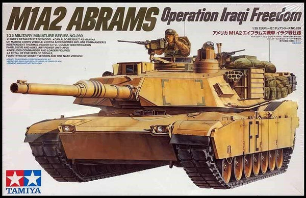 Tamiya 1/35 scale US American M1A2 Abrams OIF tank