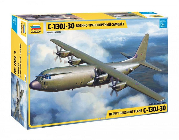 Zvezda 1/72 RAF Heavy Transport Plane C-130J-30 HERCULES