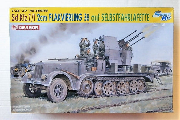 Dragon 1/35 WW2 German Sd.Kfz.7/1 2cm Flakvierling 38 auf Selbstfahrlafette