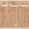 Model Scene - WOODEN FENCES 1:35 Plain plank cedar fence - rustic