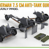 Miniart 1/35 WW2 GERMAN 7.5CM ANTI-TANK GUN PAK 40 EARLY PRODUCTION
