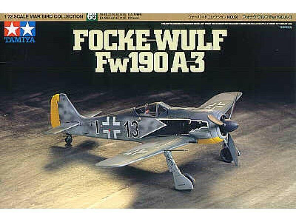 TAMIYA 1/72 AIRCRAFT WB FOCKE WULF 190 A-3