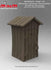 Wooden Shithouse / 1/35 Scale 3D Printed model