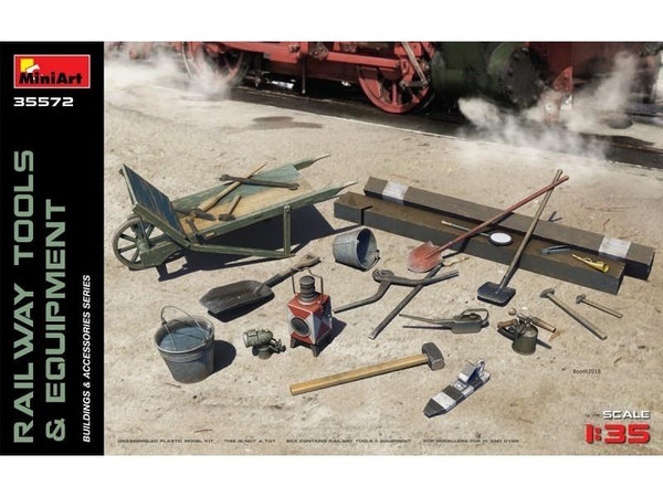 1/35 scale Miniart model kit Railway Accessories and Tools