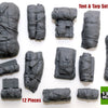 1/35 Scale Resin kit Tents Tarps Set #15