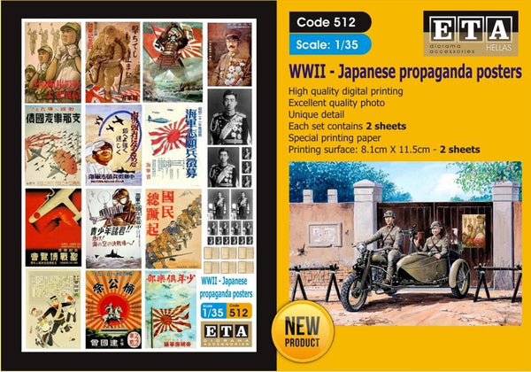 Japanese Propaganda Posters World War II 1/35 scale