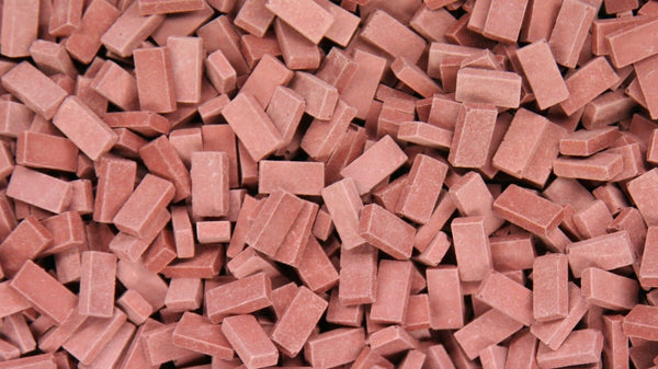 1/35 Scale Bricks Dark Red (approx 2