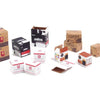 1/35 scale diorama accessory Cardboard Boxes - coffee