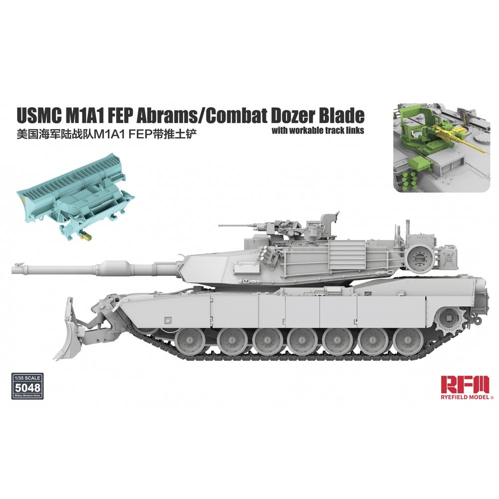 Rye Field Models 1/35 M1A1 FEP Abrams / Combat Dozer Blade
