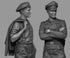 1/35 scale resin figure kit WW2 Waffen-SS tank officers set