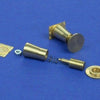 1/35 scale Railroad flat buffer turned and photo etch brass kit set contains two buffers