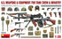 Miniart WW2 U.S. WEAPONS & EQUIPMENT FOR TANK CREW & INFANTRY 1/35 scale