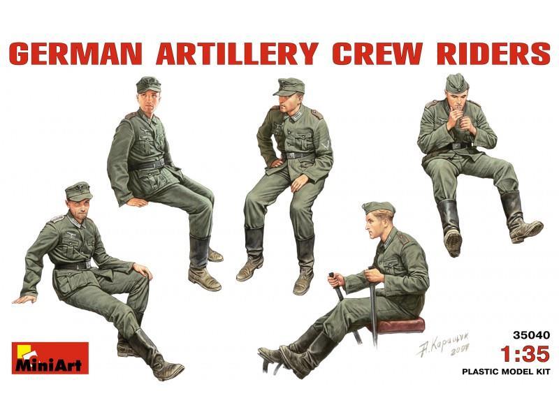 Miniart 1:35 German artillery crew riders