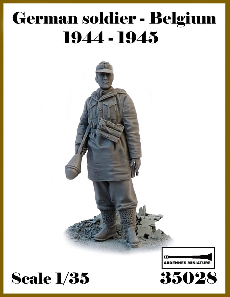 ARDENNES MINIATURE 1/35 WW2 German soldier - Belgium 1944-1945 #1 ...