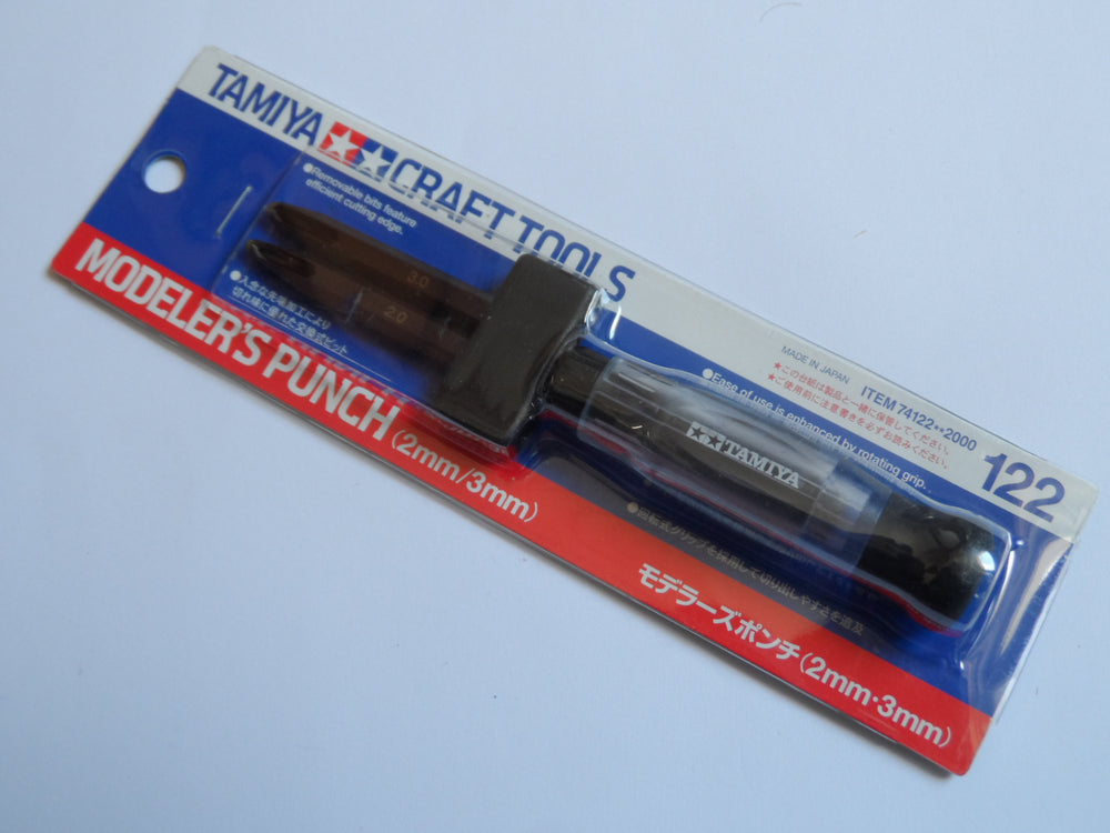 TAMIYA TOOLS / ACCESSORIES - MODELLER'S PUNCH 2MM/3MM