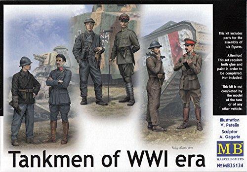 1/35 Scale model kit Tankmen of WWI / WW1 era