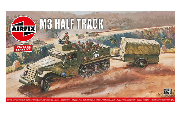 Airfix 1/76 Scale Half-Track M3