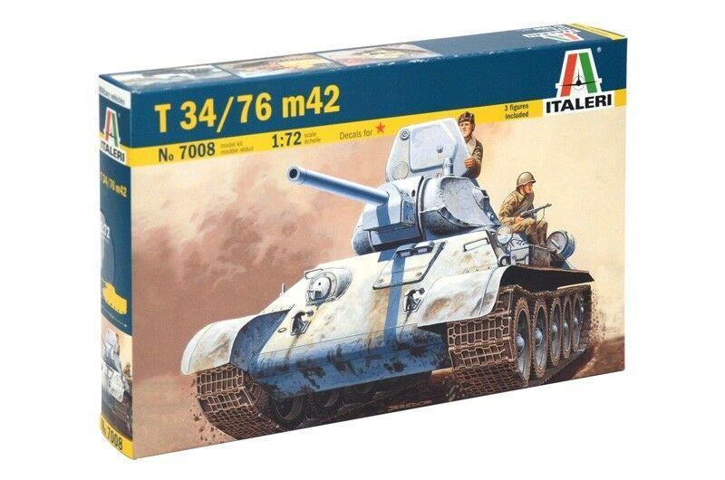 ITALERI 1/72 scale WW2 SOVIET T34/76 RUSSIAN TANK