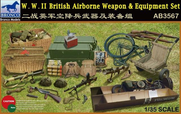 1/35 Scale WWII British Airborne Weapon Equipment Set