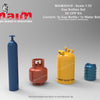 1/35 scale 3D printed model kit Gas bottles Set / 1:35