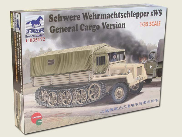 1/35 Scale Schwere Wehrmachtschlepper sWs General Cargo Version. (Great Wall sWs kit plus new tooling from Bronco) WAS £39.99. T