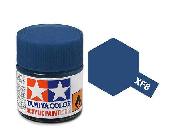 TAMIYA MINI ACRYLIC - ACRYLIC MINI XF-8 FLAT BLUE