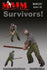 1/35 Scale Resin kit Zombie Survivor with mace