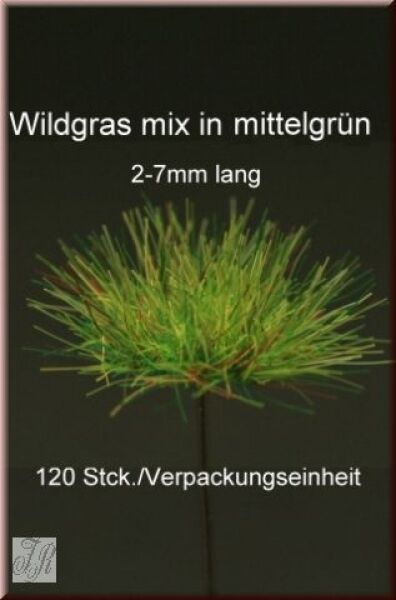 1/35 Scale Greenline Grass Clumps Medium Green